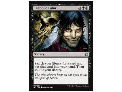 Diabolic Tutor (Foil NE, Stav Near Mint)