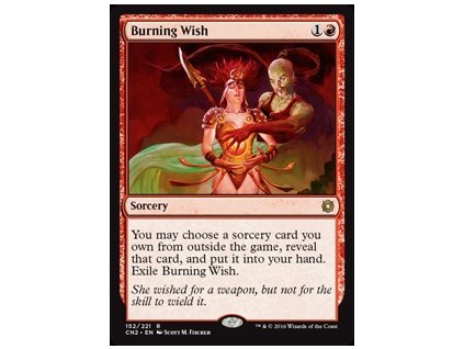 Burning Wish (Foil NE, Stav Near Mint)