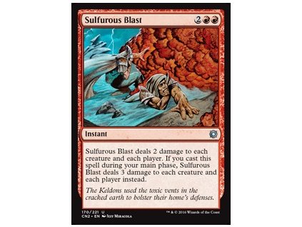 Sulfurous Blast (Foil NE, Stav Near Mint)