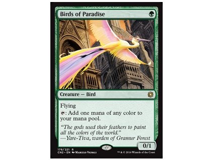 Birds of Paradise (Foil NE, Stav Near Mint)