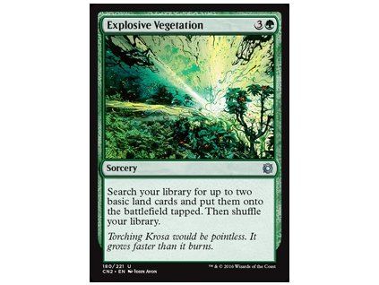 Explosive Vegetation