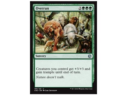 Overrun (Foil NE, Stav Near Mint)
