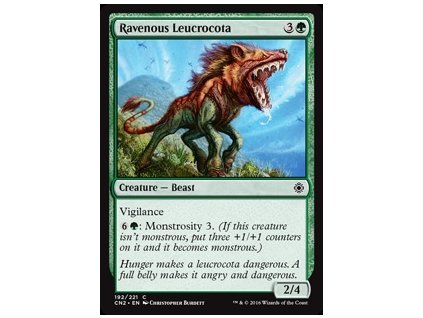 Ravenous Leucrocota (Foil NE, Stav Near Mint)