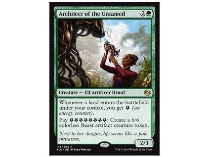 Architect of the Untamed (Foil ANO, Stav Near Mint)