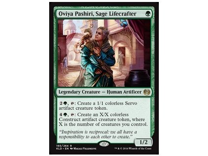 Oviya Pashiri, Sage Lifecrafter (Foil NE, Stav Near Mint)