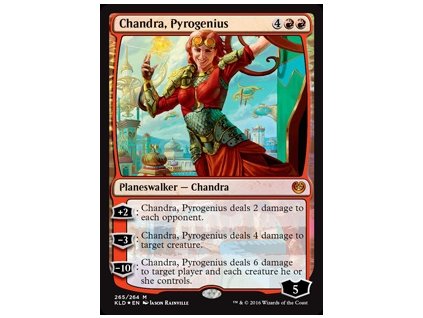 Chandra, Pyrogenius - FOIL (Foil NE, Stav Near Mint)