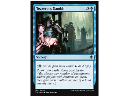 Tezzeret's Gambit (Foil NE, Stav Near Mint)