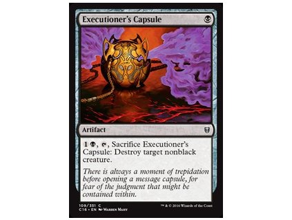 Executioner's Capsule (Foil NE, Stav Near Mint)