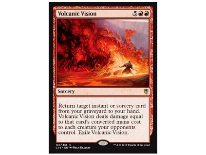 Volcanic Vision (Foil NE, Stav Near Mint)