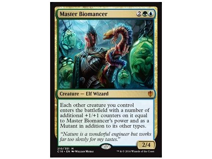 Master Biomancer (Foil NE, Stav Near Mint)