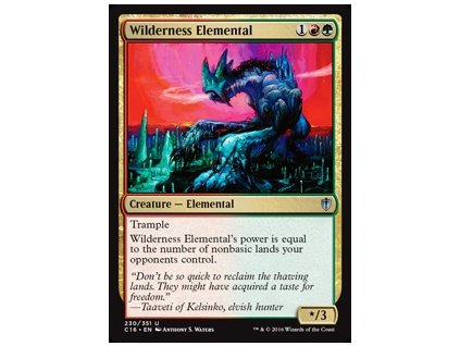 Wilderness Elemental (Foil NE, Stav Near Mint)