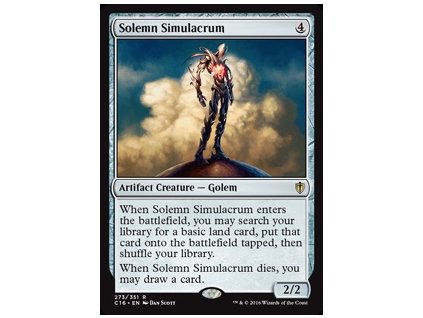 Solemn Simulacrum (Foil NE, Stav Near Mint)