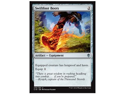 Swiftfoot Boots (Foil NE, Stav Near Mint)