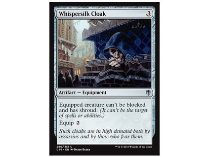 Whispersilk Cloak (Foil NE, Stav Near Mint)