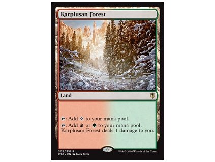 Karplusan Forest (Foil NE, Stav Near Mint)