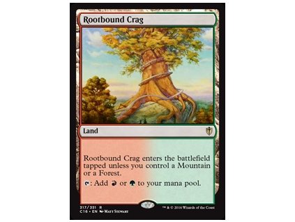 Rootbound Crag (Foil NE, Stav Near Mint)