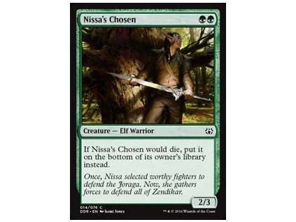 Nissa's Chosen (Foil NE, Stav Near Mint)