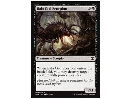 Bala Ged Scorpion (Foil NE, Stav Near Mint)