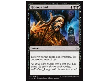 Hideous End (Foil NE, Stav Near Mint)