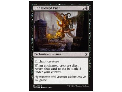 Unhallowed Pact (Foil NE, Stav Near Mint)