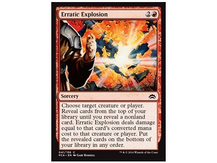 Erratic Explosion (Foil NE, Stav Near Mint)
