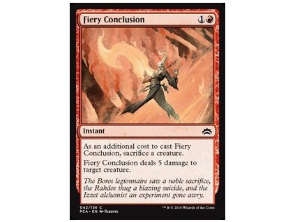 Fiery Conclusion (Foil NE, Stav Near Mint)