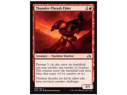 Thunder-Thrash Elder (Foil NE, Stav Near Mint)