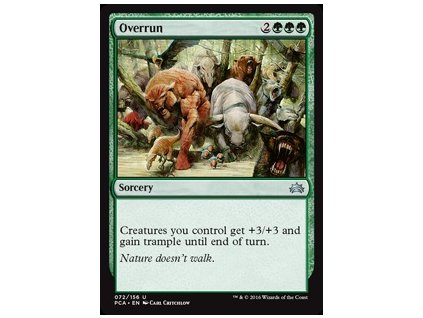 Overrun (Foil NE, Stav Near Mint)