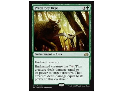 Predatory Urge (Foil NE, Stav Near Mint)
