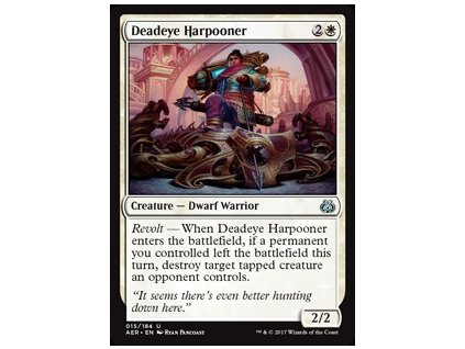 Deadeye Harpooner (Foil NE, Stav Near Mint)