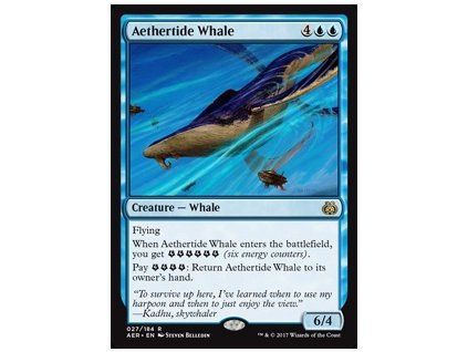 Aethertide Whale (Foil NE, Stav Near Mint)