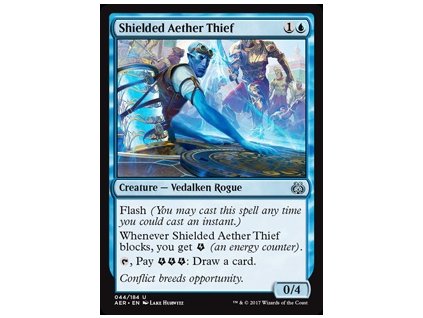 Shielded Aether Thief (Foil NE, Stav Near Mint)