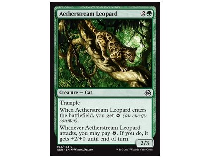 Aetherstream Leopard (Foil NE, Stav Near Mint)