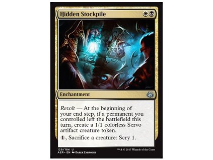 Hidden Stockpile (Foil NE, Stav Near Mint)