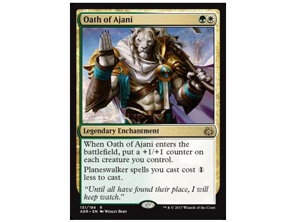 Oath of Ajani (Foil NE, Stav Near Mint)