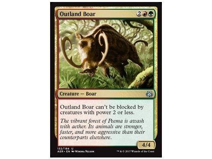 Outland Boar (Foil NE, Stav Near Mint)