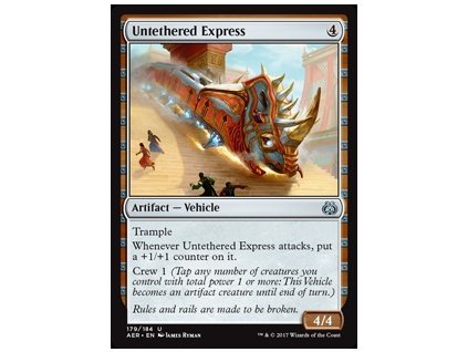 Untethered Express (Foil NE, Stav Near Mint)
