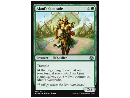 Ajani's Comrade (Foil NE, Stav Near Mint)