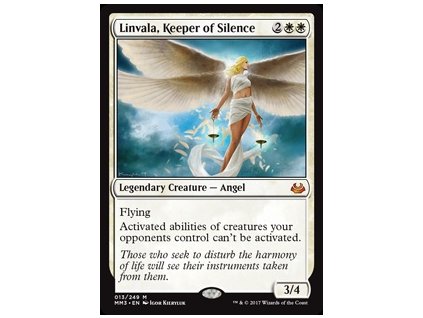 Linvala, Keeper of Silence (Foil NE, Stav Near Mint)