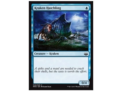 Kraken Hatchling (Foil NE, Stav Near Mint)