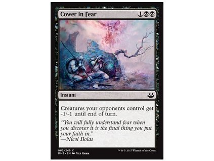 Cower in Fear (Foil NE, Stav Near Mint)