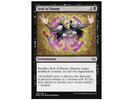 Seal of Doom (Foil NE, Stav Near Mint)