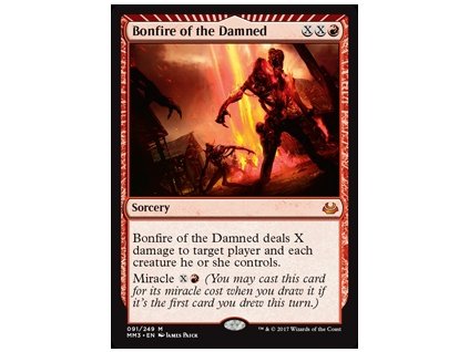 Bonfire of the Damned (Foil NE, Stav Near Mint)
