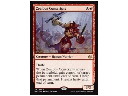 Zealous Conscripts (Foil NE, Stav Near Mint)