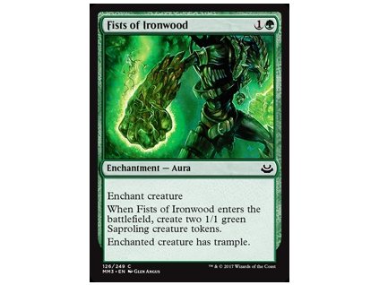 Fists of Ironwood (Foil ANO, Stav Near Mint)