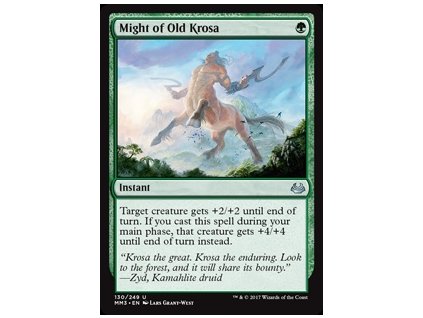 Might of Old Krosa (Foil NE, Stav Near Mint)