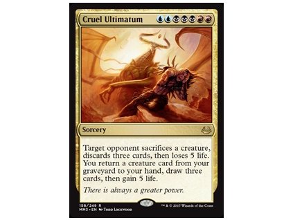 Cruel Ultimatum (Foil NE, Stav Near Mint)