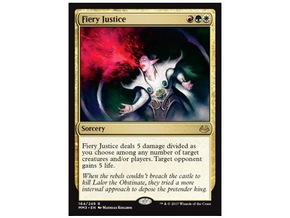 Fiery Justice (Foil NE, Stav Near Mint)