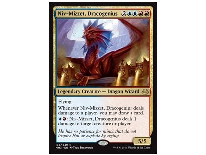 Niv-Mizzet, Dracogenius (Foil NE, Stav Near Mint)