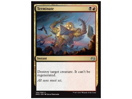 Terminate (Foil NE, Stav Near Mint)